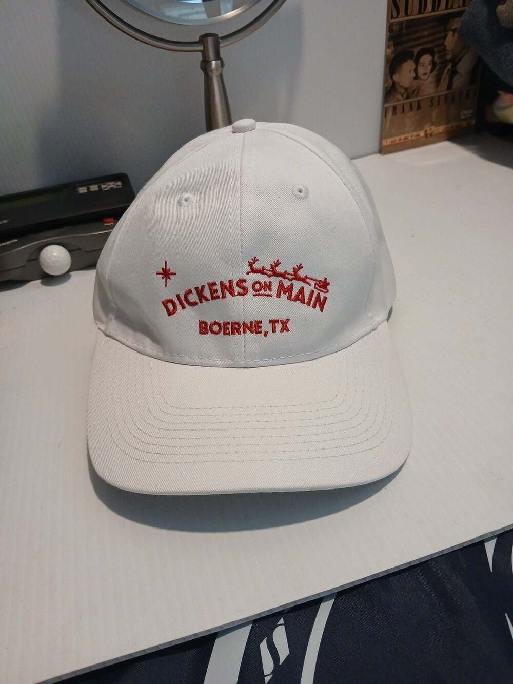 Port Authority Dickens On Main Boerne TX Adjustable Hat White